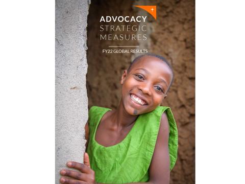 Advocacy Strategic Measures report - FY22 Global impact