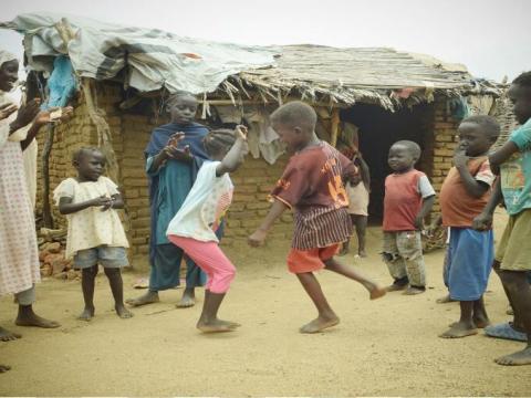 Children playing together